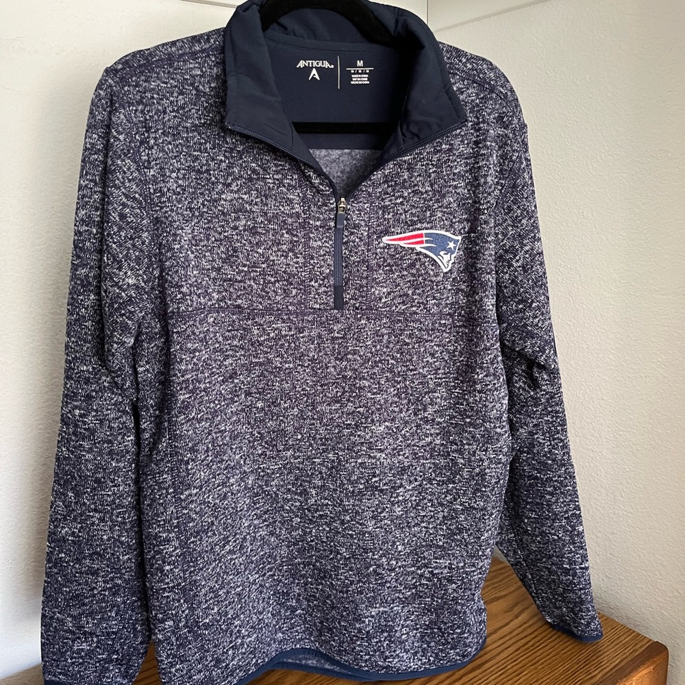 New England Patriots Quarter-Zip Pullover